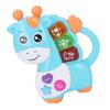 Pädagogisches Giraffen-Tastaturspielzeug Tier Baby Musikalisches Spielzeug Cartoon Giraffe Elektronisches Klavierspielzeug für