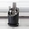 1PC Cutlery Storage Holder Plastic Drainer Drain Containers Drying Rack Tableware Table Knife Spoon Fork Container Kitchen Tool