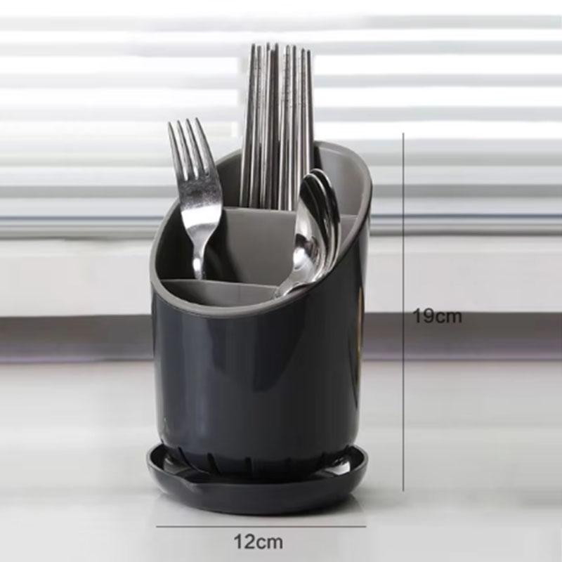 1PC Cutlery Storage Holder Plastic Drainer Drain Containers Drying Rack Tableware Table Knife Spoon Fork Container Kitchen Tool