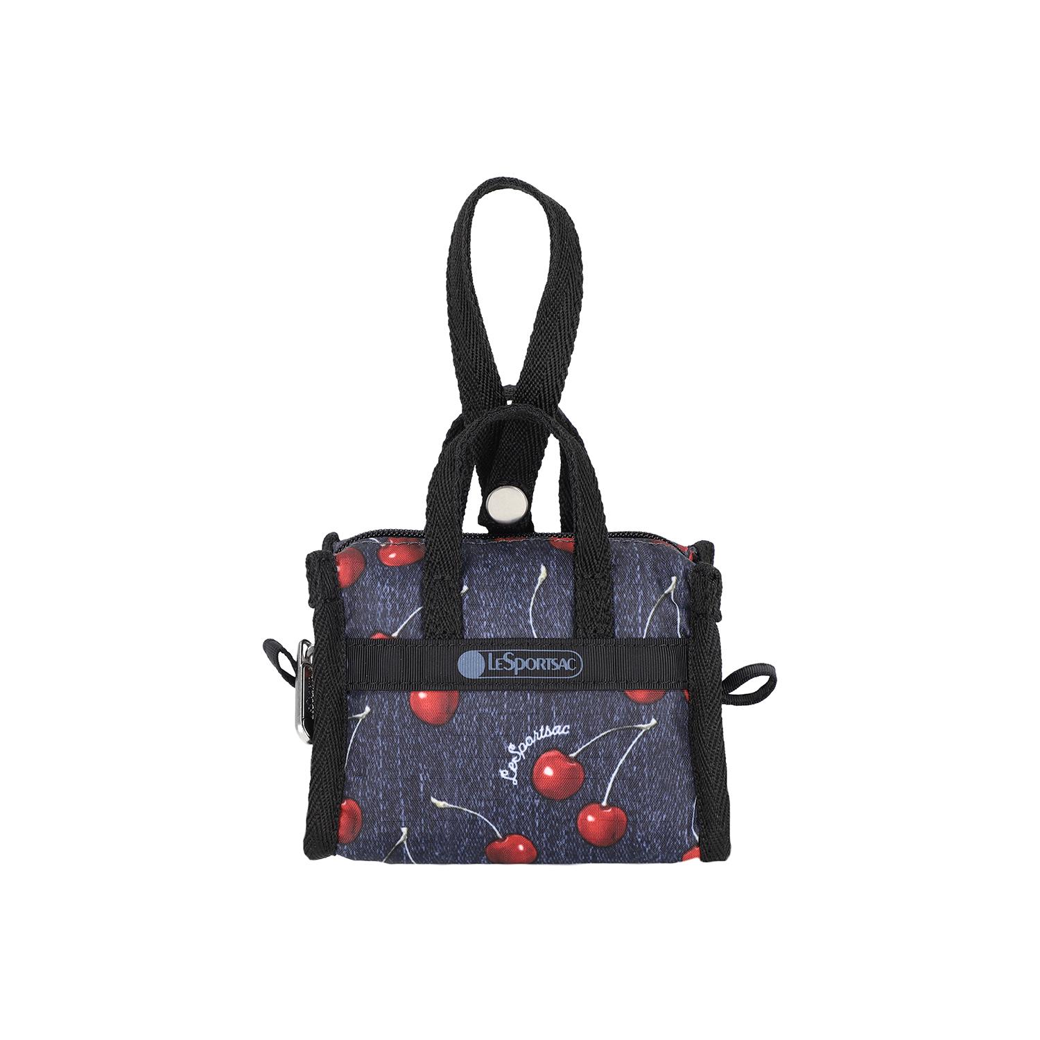 Lesportsac Classic Cherry Micro Weekender Charm