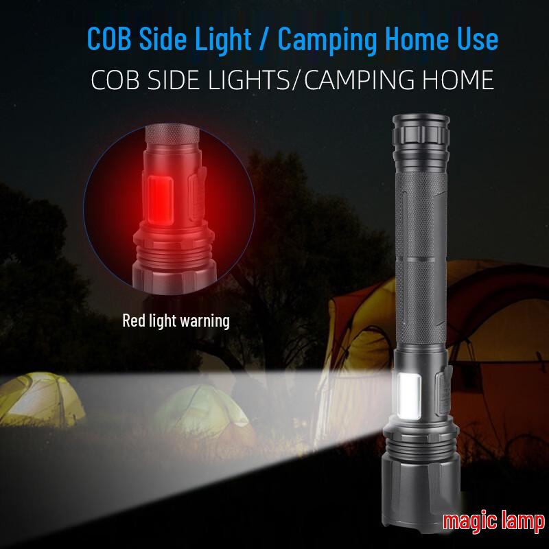 Multifunction Zoomable LED Flashlight
