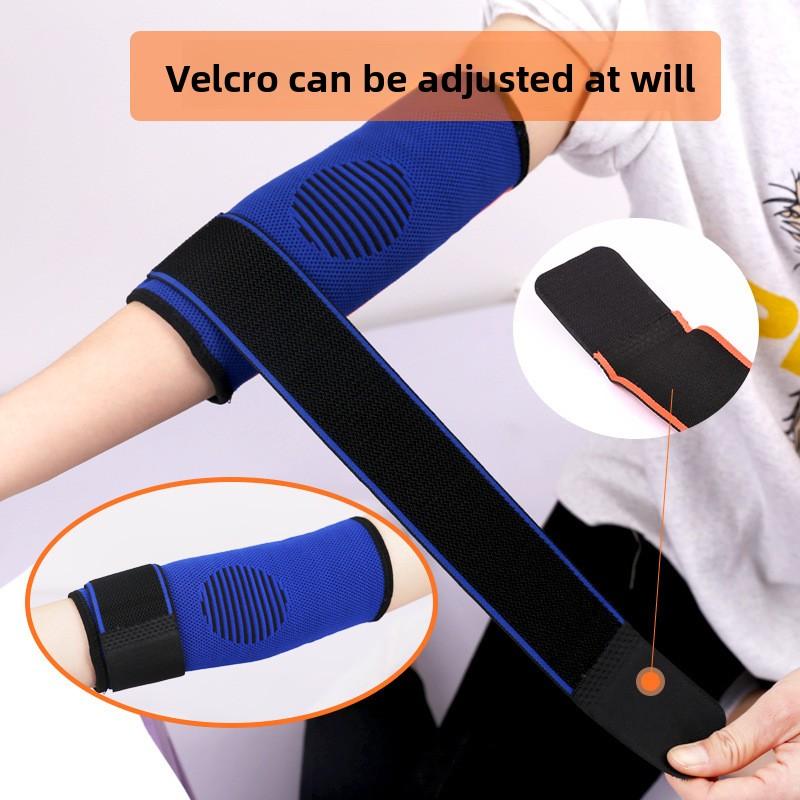 Outdoor Basketball Sports Pressurized Elbow Protection Elastic Fit Sweat-absorbing Breathable Knitted Straps Sports Arm Guard