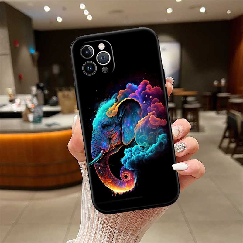 UP1 Animal Elephant New High-End Shell Phone Case for Redmi Note 8 9 Pro Max 9S 9T 9C NFC 8T 8A 10A A4