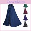 Cosplay Renessanse Hettekappe Middelalderstil 5 Farger Halloween Kostyme Film og TV Cosplay Antrekk