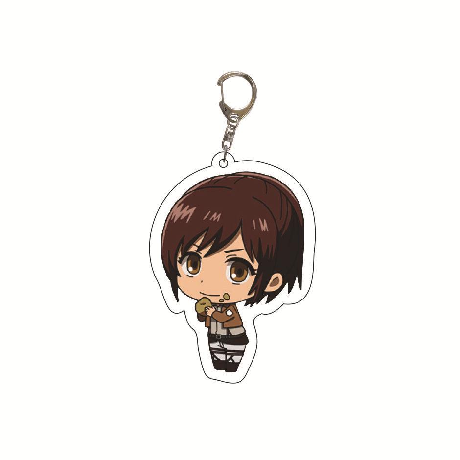 Attack on Titan Key Ring Acrylic Key Ring Custom Logo Print Creative Backpack Accessory Stock Available High Quality