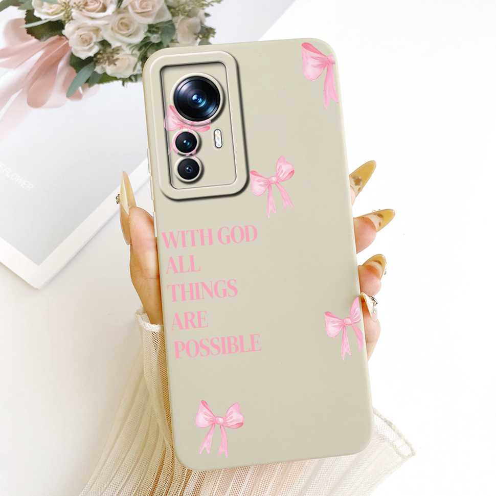 For Xiaomi Mi 12T Case 22071212AG Simple Style Popular Print Silicone Back Cover For Xiaomi Mi 12t Phone Cases Bumper Xiaomi Mi 12T