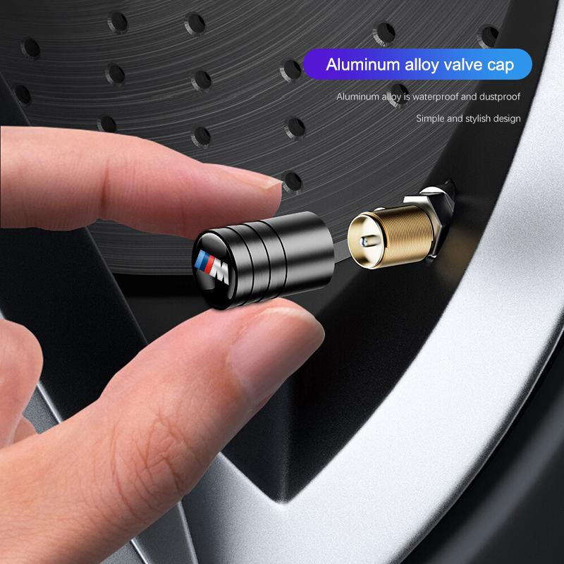 Car Tyre Wheel Valve Cap Cover Auto Accessories For BMW E46 E90 E60 F30 F10 E39 E36 F20 G20 G30 E92 E87 E91 X5 E70 F11 E30 F31 CU4