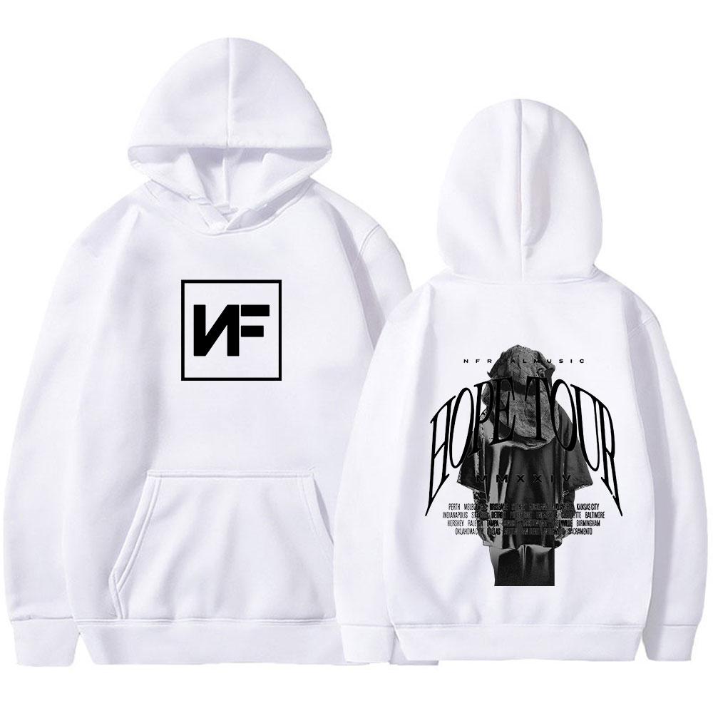 Rapper Nf Hope Tour Concert Hoodies Men's Women Fashion Hip Hop Long Sleeve Sweatshirts High Quality Vintage Oversized Pullovers