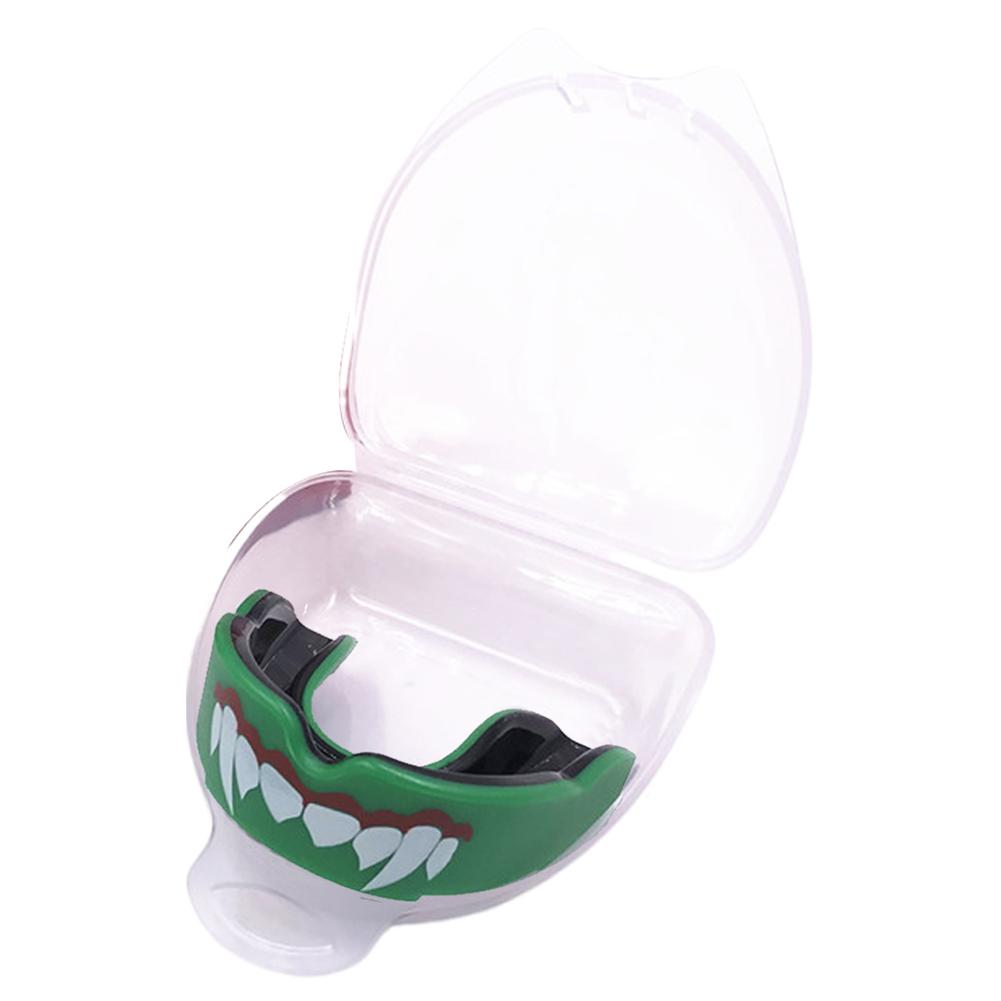 Adults and Junior Gum Shield with Box Teeth Protector Fighting Training Tooth Protection for Boxing MMA Rugby All Contact Sports
