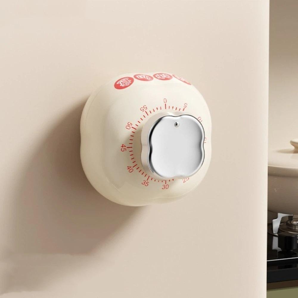 

60 Minutes Magnetic Kitchen Timer Loud Alarm Reminder Timer Time Management белый