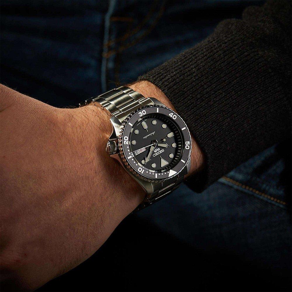 Seiko 5 Sports SRPD55K1 Czarna Tarcza Automatyczny Zegarek Męski