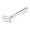 1PC Old Durable Men's Manual Razor Razor Metal Brightening Double-sided Safety Razor Replaceable Blade Manual Shaving Razor