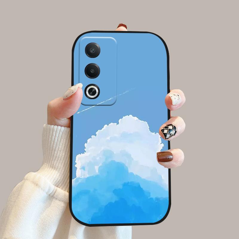 For Oppo A80 5G Case A3 Pro CPH2639 Shockproof Soft Silicone TPU Phone Cover For OPPO K12x A3x 5G Fashion Luxury Fundas Cases