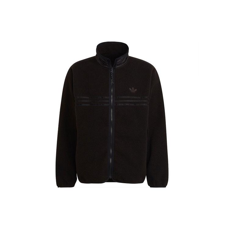 Men s adidas originals Stay Warm Fleece Lined Polar Fleece Sports Jacket Black HF9216 S