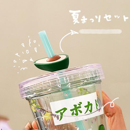 320ml Water Cup Eco-friendly Cartoon Pattern Plastic Lovely Drinking Kettle Supplies for Home