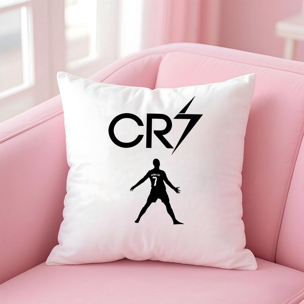 CR7 CCristiano RRonaldoS Cushion Cover Pillow Case Soft Friendly Fabric  Concealed Zipper