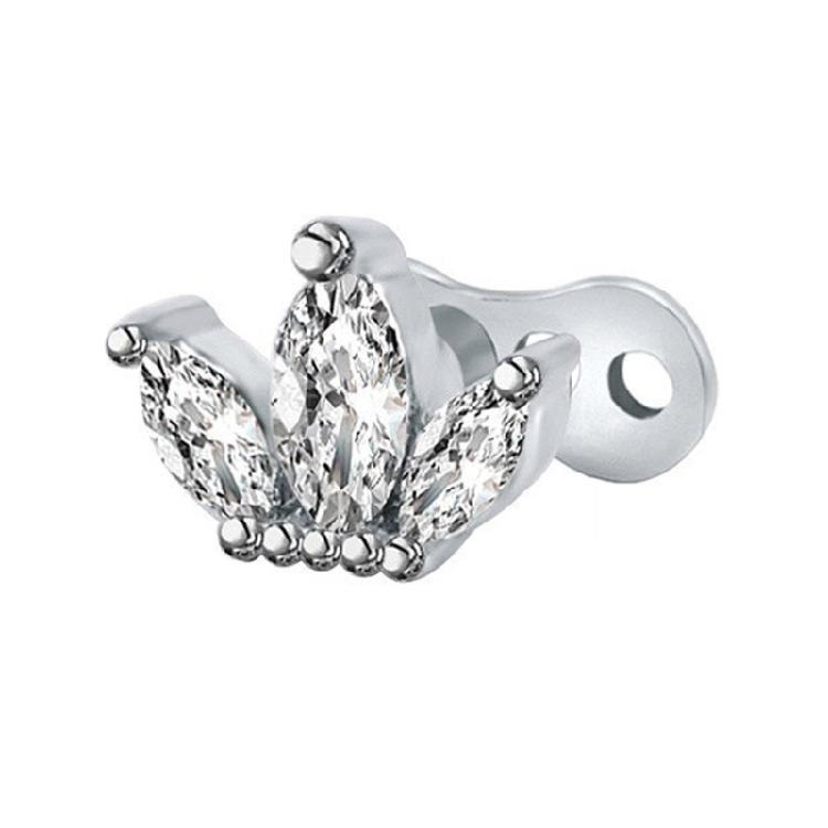 

Dermal Anchors Set for Lip and Cheek Stainless Steel Body Adornment Handmade Sensitive Skin Safe Piercing Jewelry