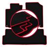 Velours-Fußmatten mit rotem Rand für: Honda CR-V IV SUV (2011-2018)