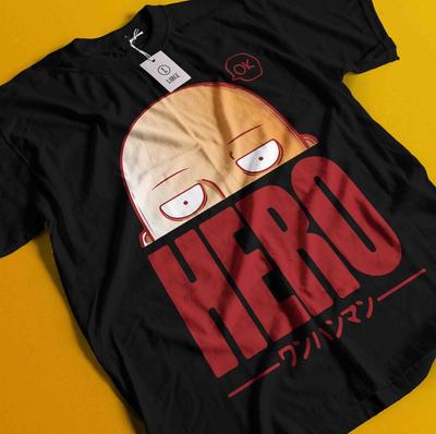 One Punch Man T-Shirt Saitama Shirt Garou T-Shirt Fubuki Genos Anime Manga OK T-Shirt