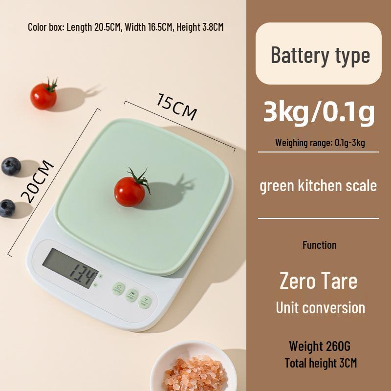 

2025 New Model Digital Kitchen Scale for Grams - Perfect for Baking, Baby Food, and Coffee