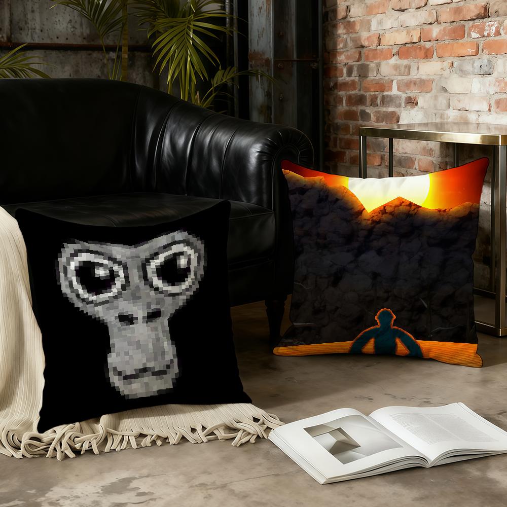 Game G-Gorilla T-Tag cushion cover Home Office Convenient Nordic Simplicity Hit With Zipper Cushion Cover