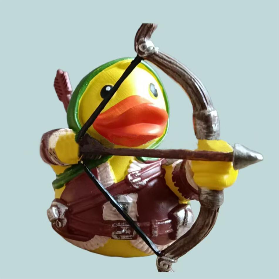 New Princess Duck Anime Character Classic Movie Character Duck Image Warrior Duck Art Gift