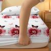 1 Piece Of Butterfly Beauty Patterned Matte Bedsheet, Bedroom Printed Bedspread, Bedding (Excluding Pillowcases)