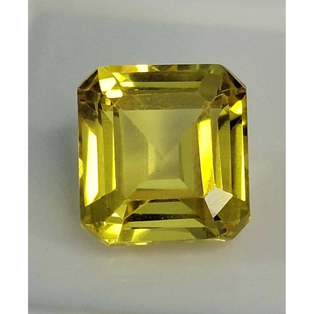 Fabulous Yellow Color Sapphire Natural Asscher Cut 6-8 Ct Certified Gemstone