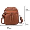 Big Capacity 3 Layer Women Crossbody Bag Fashion Small Shoulder Bag Ladies Small Vintage Bag