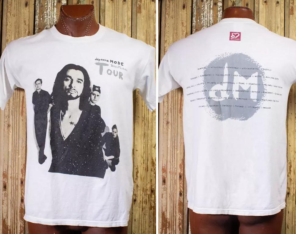 Vintage 1993 Vintage Depeche Mode Devotional Concert T-shirt size S-5XL S