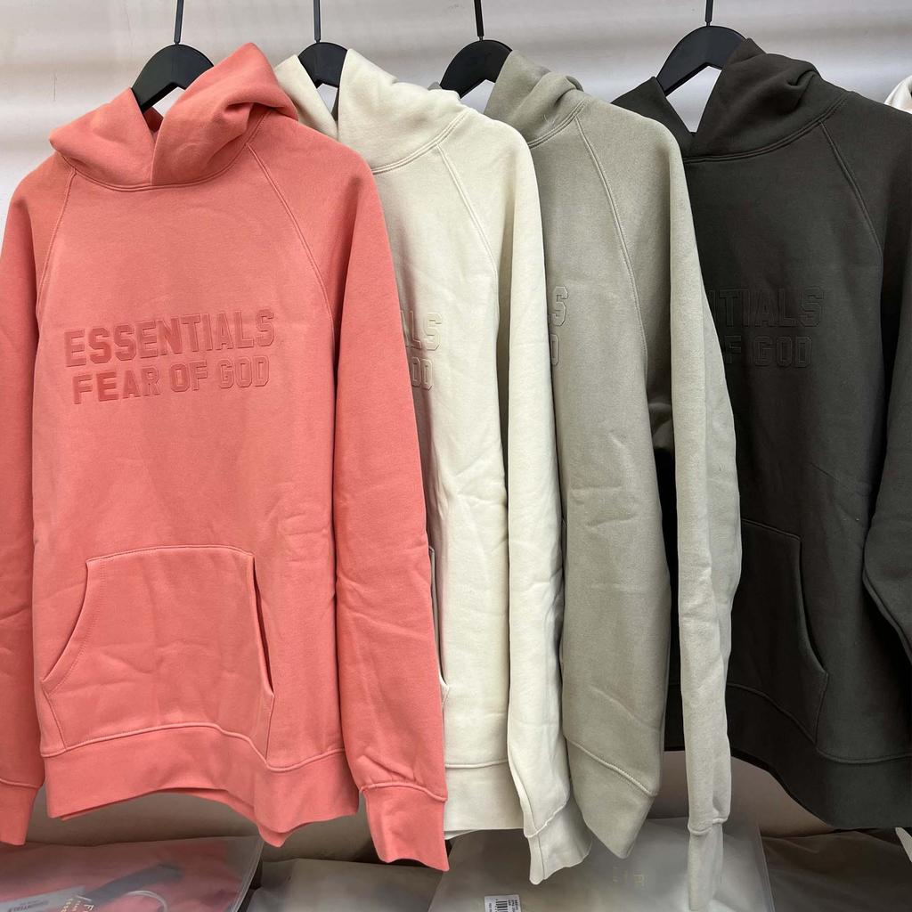 2024 Unisex FOG Flocked Velvet Hoodie: Autumn/Winter Loose Fit