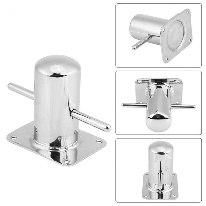 ABLZ-2X Stainless Steel Boat Samson Post Cross Bollard Mooring Bit For Marine Yacht With Heavy Duty Base