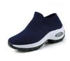 Women's Plus Size Canvas Slip-On Sneakers - Air Cushion, Low-Top Mountaineering Shoes for Outdoor Travel