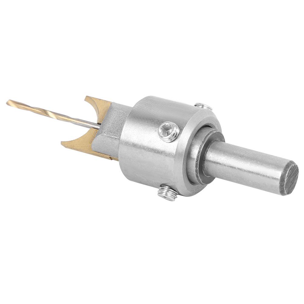 18-teiliges Set Holzperlenmacher Bohrer Fräser Set Holzbearbeitungswerkzeug für Ebenholz Rosenholz