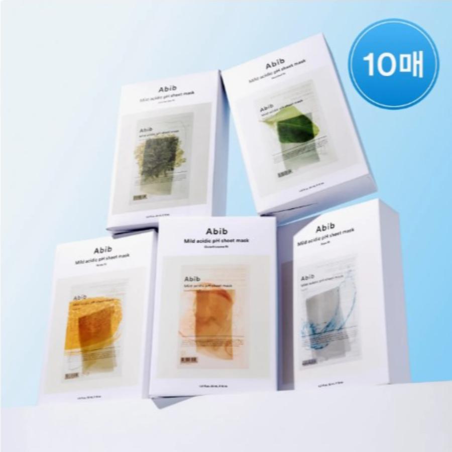 Abib Mild Acidic pH Sheet Mask 10ea (5 Types)