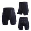 Unisex Polyester Motorcycle Snowboard Ski Protective Hip Butt Padded Shorts Cycling Clothing Black Breathable Shorts