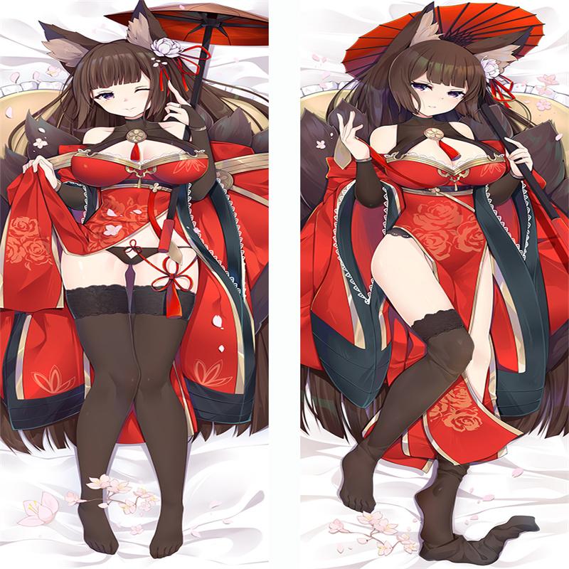

60x180 см аниме игра Azur Lane подушка IJN Amagi косплей Dakimakura наволочка Kawaii Loli подушка для девочек чехол для подушки для тела Waifu
