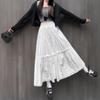 New Arrivals Open Run Women Lovely White Lace Long Flare Skirt