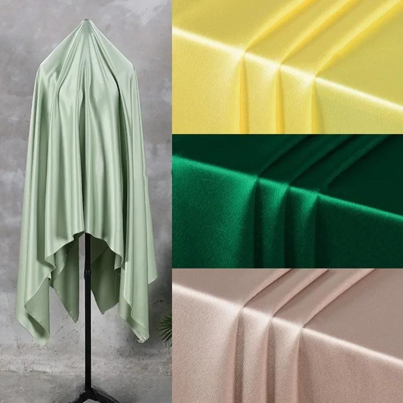 100x150cm Acetate Satin Fabric Double-sided Solid Color Glossy Smooth Skirt Strap Imitation Silk Cloth Apparel for Diy Sewing