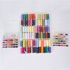 72 Color Polyester Thread Sewing Machine Bobbin Thread with Case for Sewing Machine Hand Stitching Needlework Project