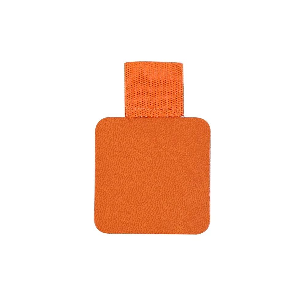Easy To Carry Self-Adhesive PU Leather Pen Clip Pencil Elastic Loop Cover Ring for Diary PlannerClip for Apple ICell Phone IPencil Hol Practical Use