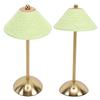 Table Lamp 3 Colors Cordless Handwoven Paper Rope Lampshade Bedside Table Lamp for Bedroom