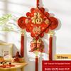 Chinesischer Knoten 3D Fu-Zeichen Anhänger für Wohnzimmer oder Eingang - Festliche Frühlingsfest Wandbehang