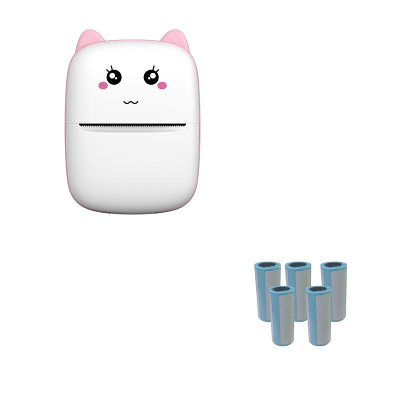 Portable Thermal Printer MINI Wirelessly BT 203dpi Photo Label Memo Wrong Question Printing With USB Cable Imprimante Portable