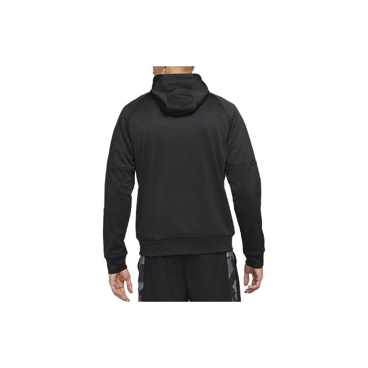 Nike Sweatshirts Men's Black Hooded Moderate Cardigan DQ4830-010