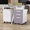 WEZHO Mobile Under Desk Filing Cabinet with Lock