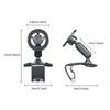 Magnetic Car Phone Holder 360° Rotation Magnetic Phone Stand Adjustable Portable Car Mount For Car Sun Visor Rearview Mirror