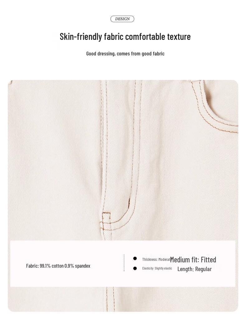 Sweet Basil Women's Straight-Leg Long Jeans