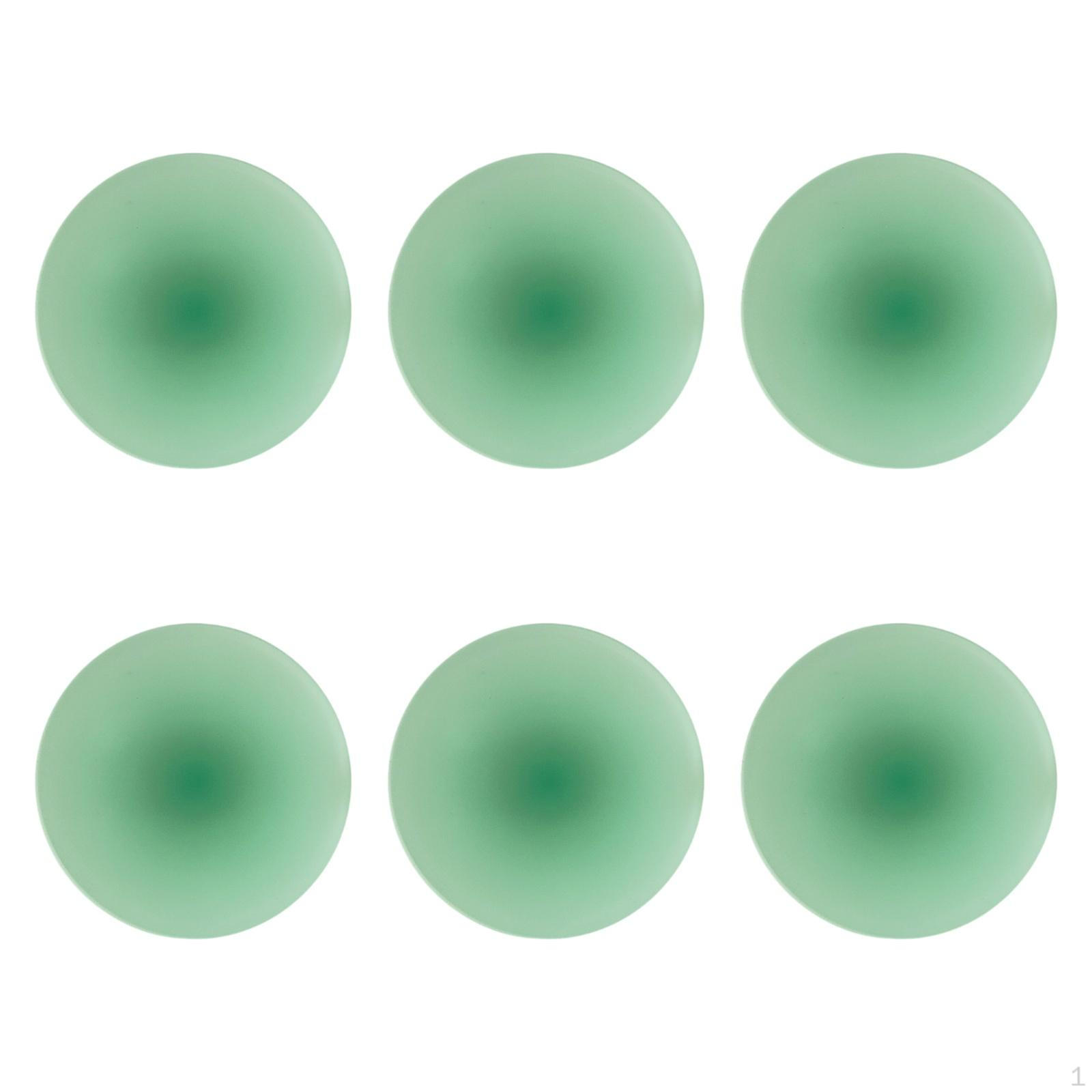 

6 Pcs 3.74 Inch Heat Resistant Coasters Non-Slip Cup Mats Table for Restaurants Hotels Gradient green