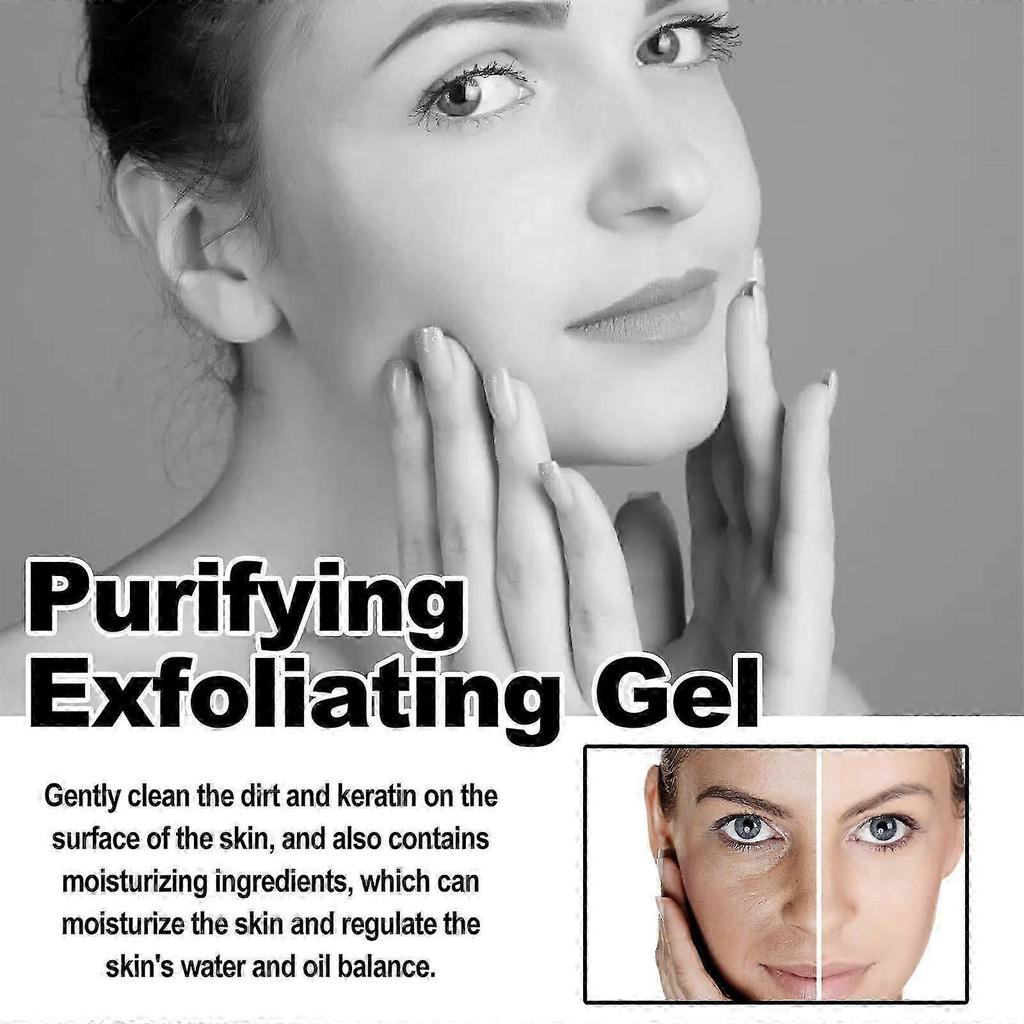 Purifying Exfoliating Gel Blackhead Remover Face And Body Exfoliating Scrub Gel Cleansing Hydrating Facial